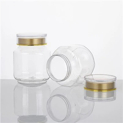 हनी सप्लीमेंट पीईटी क्लियर प्लास्टिक जार
